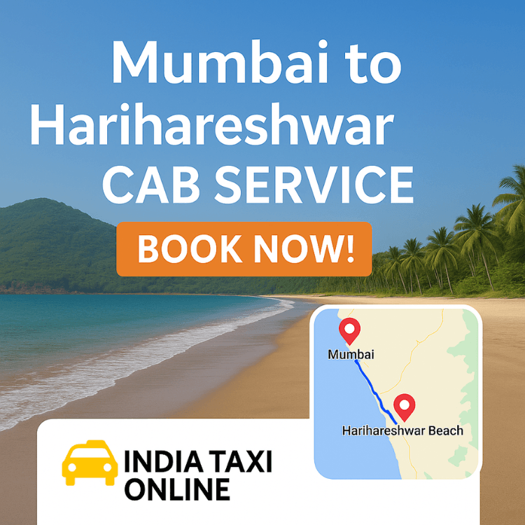 Mumbai to Harihareshwar Beach Cab Service