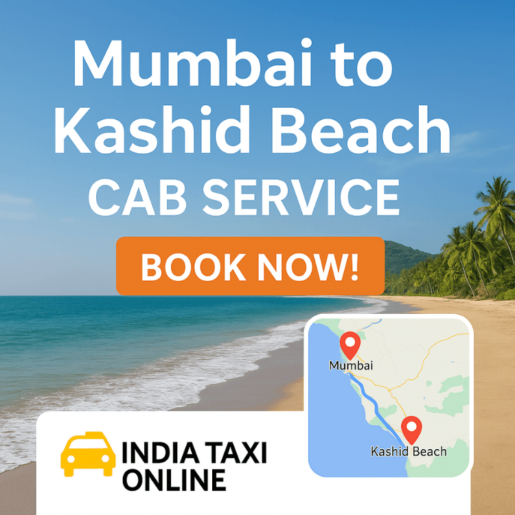 Mumbai to Kashid Beach Cab Mumbai to Kashid Beach Cab
