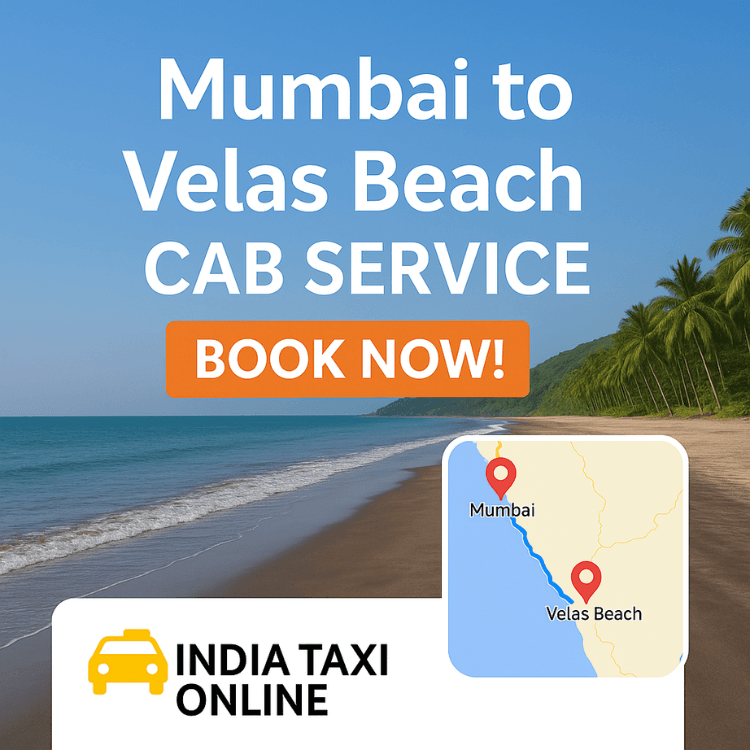 Mumbai to Velas Beach Cab Service Mumbai to Velas Beach Cab Service