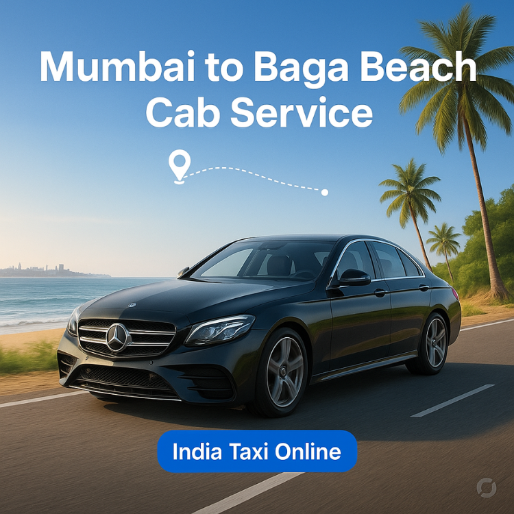 Mumbai to Baga Beach Cab Service